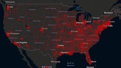 En las &uacute;ltimas 24 horas, Estados Unidos registr&oacute; m&aacute;s de 25 mil casos nuevos, por lo que para este martes registran m&aacute;s de 580 mil personas infectadas.