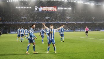 Partido Deportivo de La Coru&ntilde;a -  Valladolid promesas.  gol Soriano