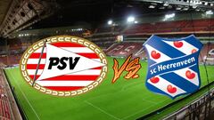 PSV-Heerenveen en vivo online: Eredivisie, jornada 24