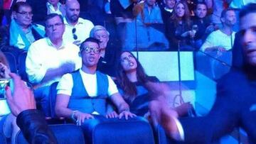 Cristiano Ronaldo presenció el combate Maravilla-Cotto