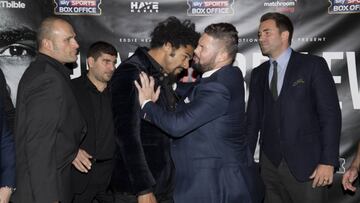David Haye y Tony Bellew.