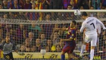 <b>UN GOL, UN TÍTULO. </b>Cristiano marcó al Barça en Mestalla el tanto que la temporada pasada le dio al Madrid el título de la Copa del Rey.