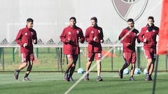 El Millonario se entrenó con el plantel casi completo