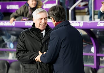 30/12/22 PARTIDO PRIMERA DIVISION
REAL VALLADOLID - REAL MADRID
ANCELOTTI SALUDO PACHETA 
