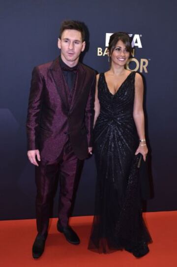 Antonella Roccuzzo se robó todas las miradas en la gala del Balón de Oro.