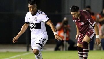 Farid Díaz y Sergio Otálvaro, fueron titulares con Olimpia.