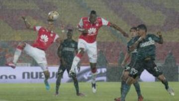 La última vez que se enfrentaron Santa Fe y Nacional en Bogotá, el equipo cardenal se quedó con el título de la Superliga.