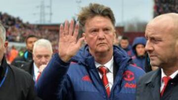 El carácter de Van Gaal, así como el mal fútbol del United, han hecho que en Old Trafford no aprecien al holandés.
