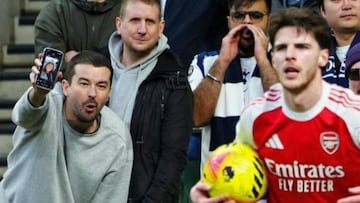 La imagen de la vergüenza en Inglaterra: se burlan de Declan Rice con una foto de su mujer