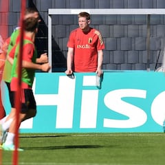 Las bajas se ceban con Bélgica: toda la presión para Hazard