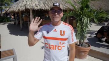 “Soy de Aruba, pero me encanta la U... Conozco Chile, el mundo es pequeño”