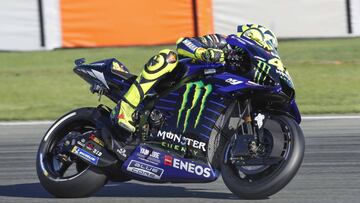 Valentino Rossi en Cheste 2019.