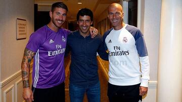 Raúl ejerció de anfitrión de lujo del Real Madrid en Nueva York
