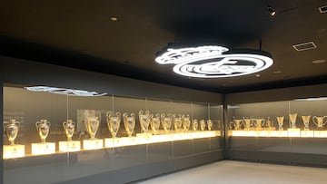 La sala de los 25 títulos europeos del Real Madrid