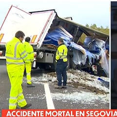 El jefe de tráfico en Segovia en “shock” por el accidente con muerte de la madre y sus tres hijos
