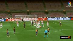 El golazo de Messi de falta en 360º: Un premio para los sentidos