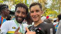 Merhawi Kudus, del Burgos Burpellet BH, campeón de África de ciclismo en ruta