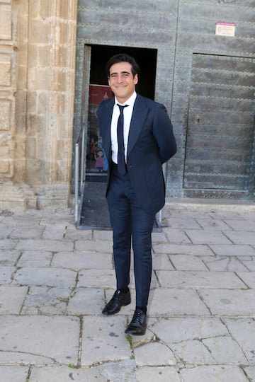 Alberto Herrera en la boda de Carlos Ezpeleta y Lidia Acín en la Catedral de Jerez a 19 de Noviembre de 2022 en Jerez de la Frontera (España).