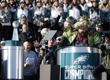 Las imágenes del desfile de los Eagles en Philadelphia tras el Super Bowl LII