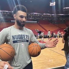 VIDEO: Jamal Murray practicing with hand wrap ahead of Game 4