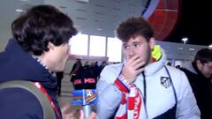 La lamentable agresión de un aficionado del Atlético a un periodista de El Chiringuito