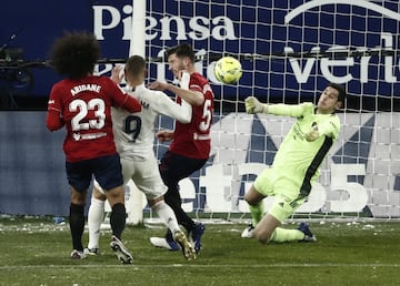 Aridane Hernández, Karim Benzema, David García y  Sergio Herrera.