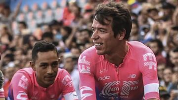 'Rigo' Urán y su felicidad por ser el primer líder del Tour Colombia