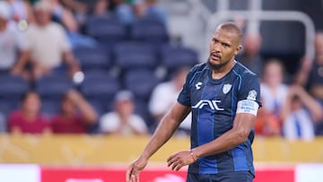 Salomon Rondon of Pachuca during the match between CF Pachuca and FC Salzburg as part of Group H to FIFA Club World Cup 2025 at TQL Stadium on June 18, 2025 in Cincinnati, Ohio, United States.