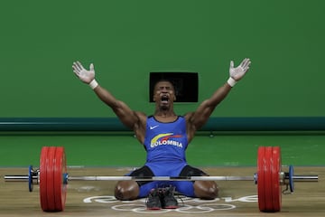 Óscar Figueroa: Medallista olímpico de plata en los Juegos Olímpicos de Londres 2012. En las últimas justas consiguió el oro y hace parte de los seis colombianos en tener dos medallas en el evento deportivo más importante del mundo. 