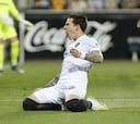 1x1 del Valencia: Santi Mina es el rey del doblete en Mestalla