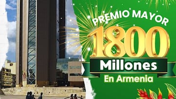 Loteria del Quindio 1800 millones de pesos.