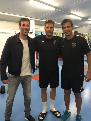 In rude health - Van Nistelrooy pops in on Malaga