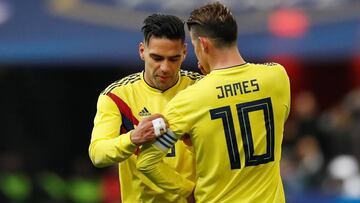 Radamel Falcao y James Rodr&iacute;guez estar&aacute;n el Mundial de Rusia con los dorsales 9 y 10