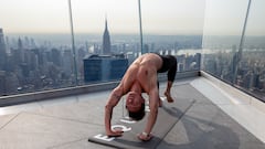 Yoga en una azotea de Manhattan
