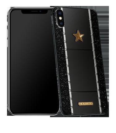Un iPhone X ruso hecho de Titanio y piedra de meteorito, el móvil más exótico