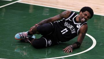 Depleted Nets left to deal with Irving injury as Bucks level series