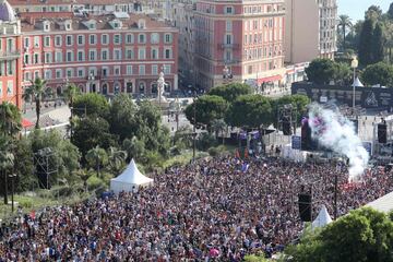La Fan Zone de Niza.