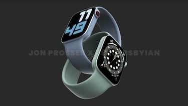 Se filtran las posibles características del Apple Watch Series 7