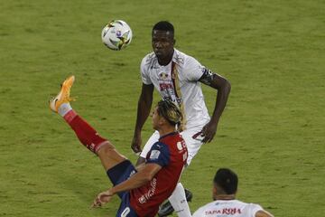 El equipo de Julio Comesaña ganaba, pero al minuto 90+2' Tolima lo empató con gol de Gustavo Ramírez. El DIM sigue afuera de los 8.