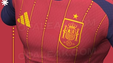 Se filtra la camiseta de España para el Mundial