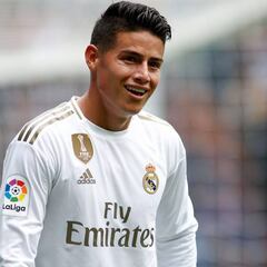 Zidane: "James puede jugar en muchas posiciones"