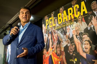 Joan Laporta se presentó a las elecciones para la presidencia del Barcelona, en esta ocasión perdió ante la candidatura de Josep María Bartomeu.