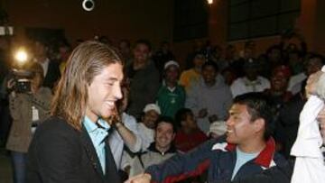 <b>COMPROMETIDO.</b> Sergio Ramos visitó la cárcel de Alcalá-Meco.