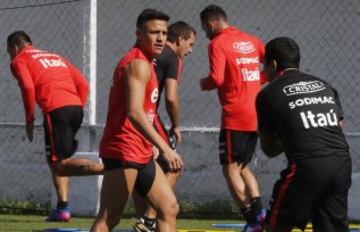 Así se integró Alexis al trabajo normal de la Roja