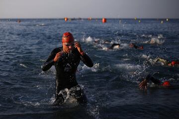 Las mejores im¨¢genes del Ironman 70.3 de Barcelona