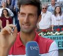 La respuesta de Djokovic con la que se ganó la ovación de la Caja Mágica