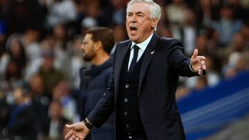 Ancelotti, entrenador del Real Madrid.