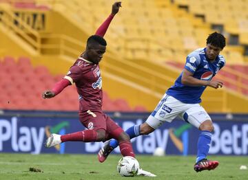 Con un doblete de Juan Fernando Caicedo, el equipo de Ibagué le dio la vuelta al marcador para el 2-1 final. Consiguió su tercera estrella del fútbol colombiano.