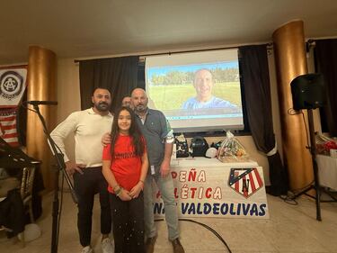 La peña de Arenas Valdeolivas, ¡qué manera de hacer Atleti!