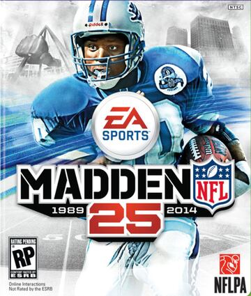 Barry Sanders se convirtió en el primer jugador en aparecer en dos ocasiones como imagen del Madden. La otra oportunidad se dio en una versión alterna del Madden NFL 2000.